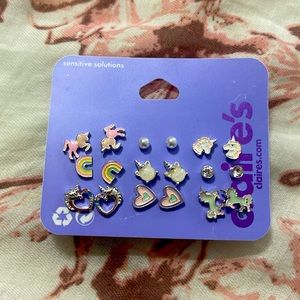 Claire’s 9 pack earrings
